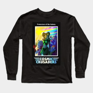 Cosmic Crusaders (Space Girls Poster) Long Sleeve T-Shirt